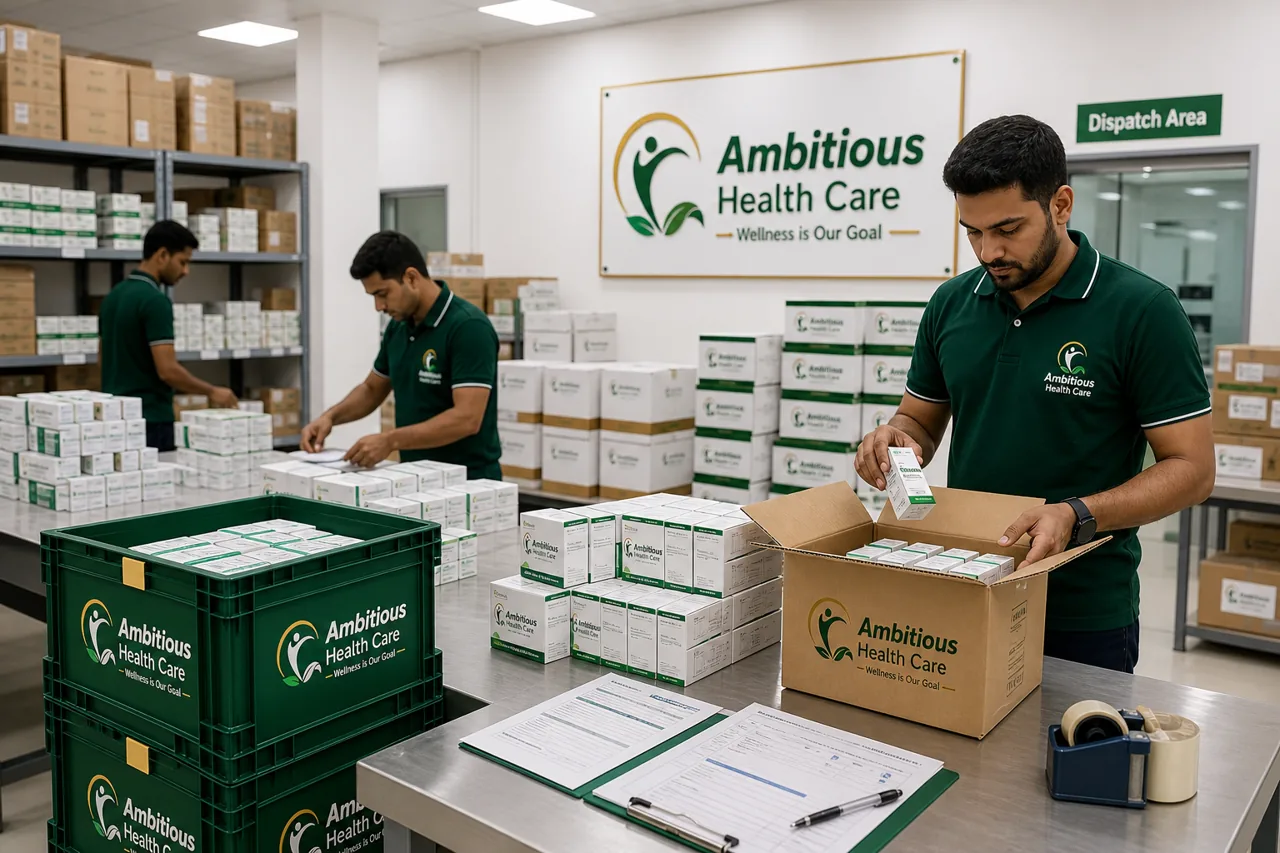 Distribution preparation scene